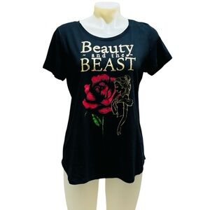 Disney Beauty and the Beast Tee Shirt - Size Medium